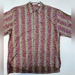 Columbia Men's Casual Short Sleeve Shirt Size Large Classic fit 100% Cotton 7069